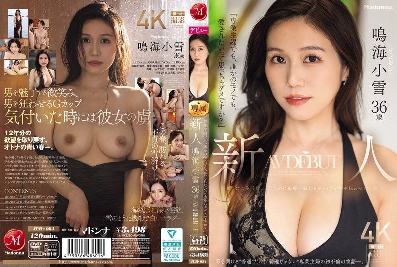 「即使是全職主婦，即使成了某人的所有物，我也不能渴望被愛嗎？」新人 鳴海小雪 36歲 AV出道。纖細卻擁有美巨乳，高雅卻又淫蕩…這滿溢的反差讓男人為之瘋狂的人妻ー。