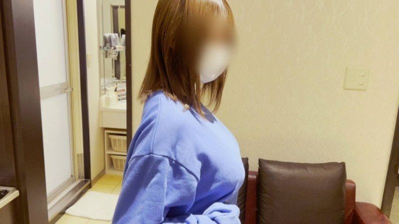 【可露眼】18歲・新人辣模級K罩杯逸材！纖細身材卻擁有規格外爆乳，被震撼的乳交2次夾射！